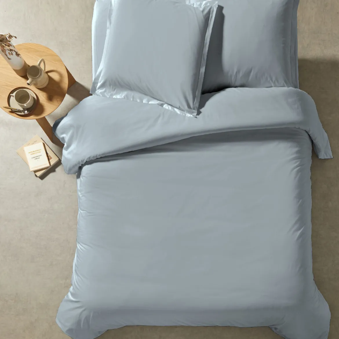 Parure de lit percale de coton Terre de Nuit