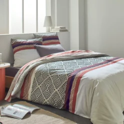 Parure de lit Raysme Anthracite