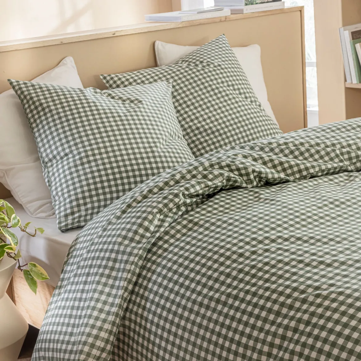 Parure de lit Vichy