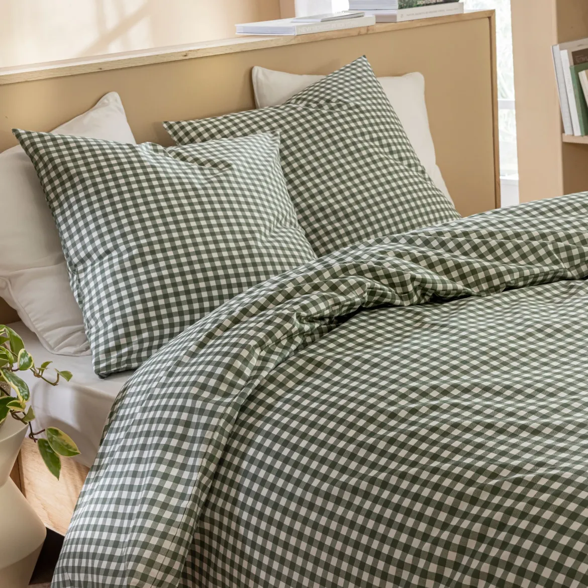 Parure de lit Vichy