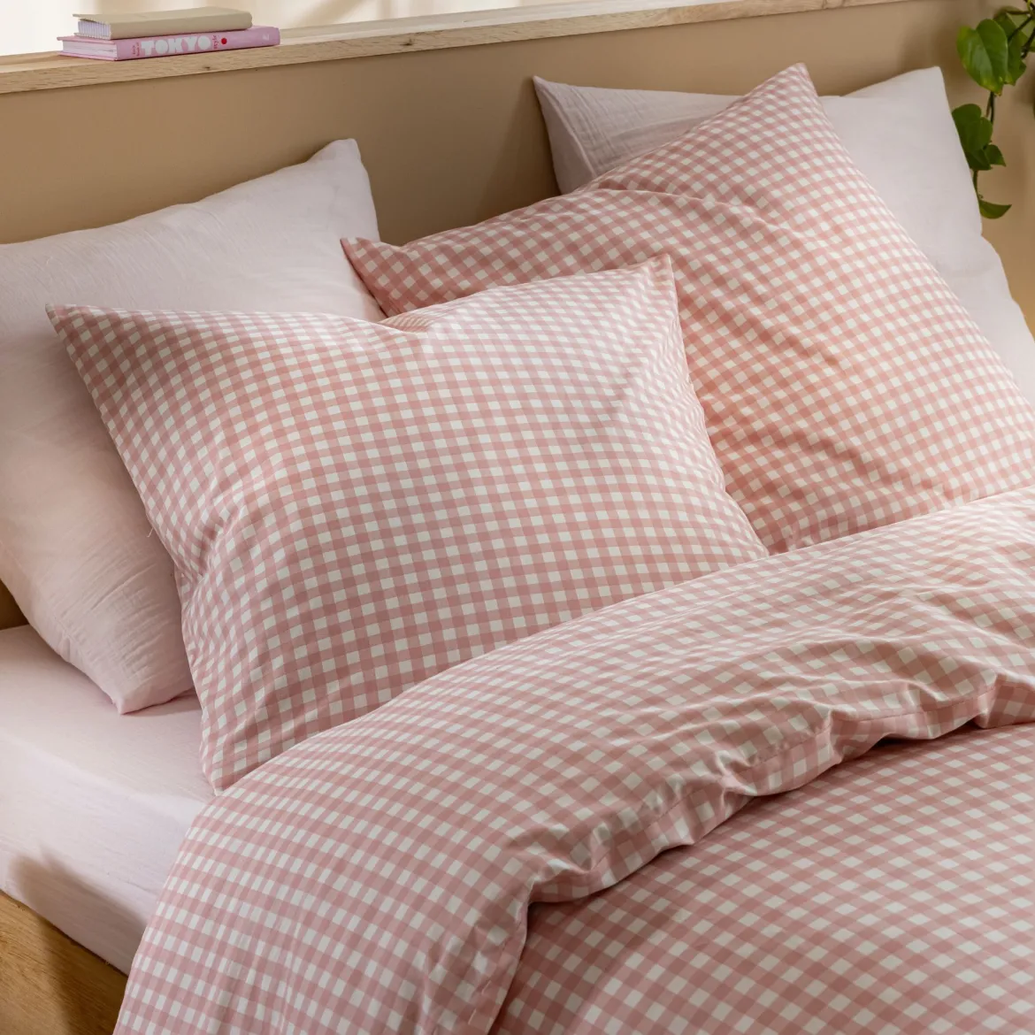Parure de lit Vichy
