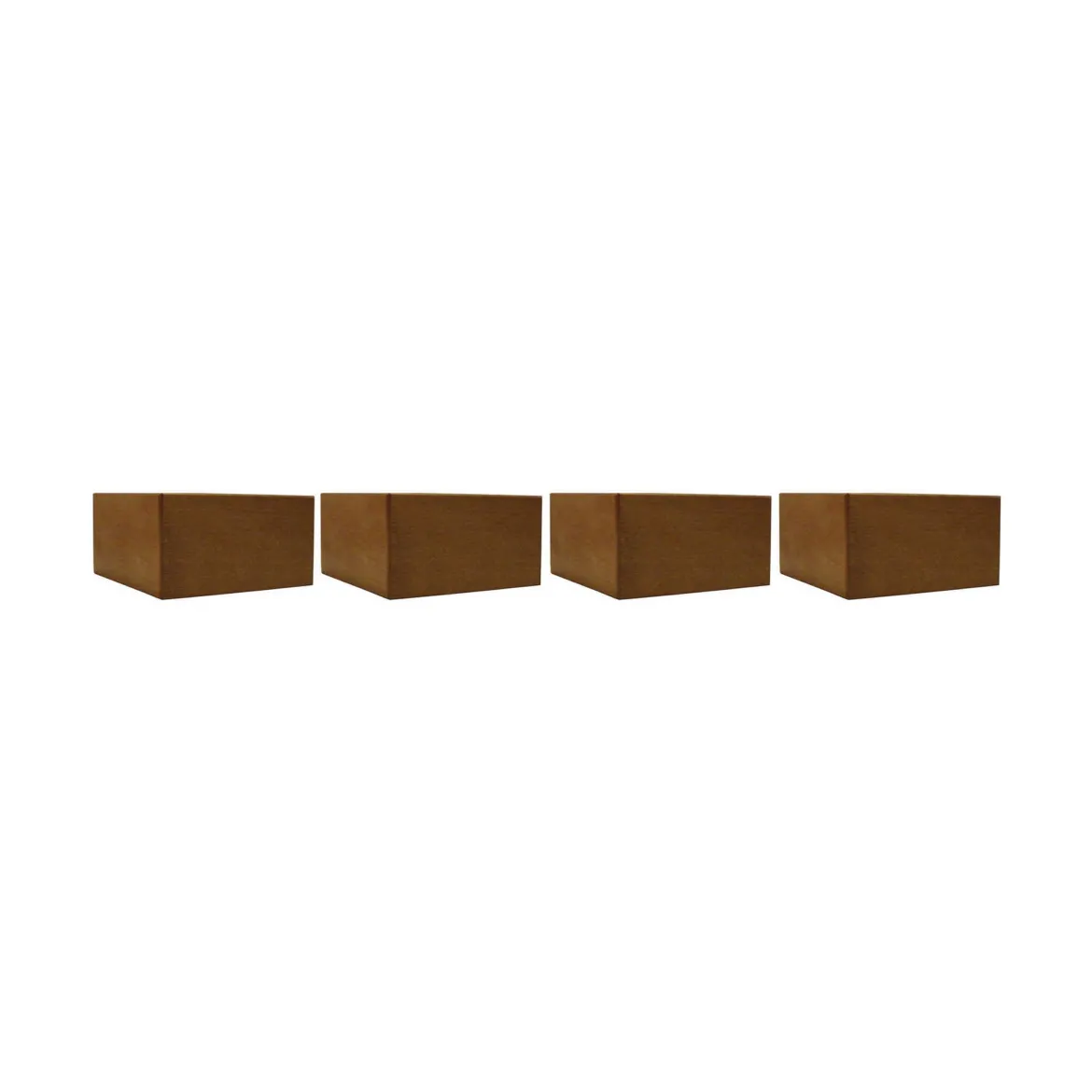 4 pieds angle droit 8 cm