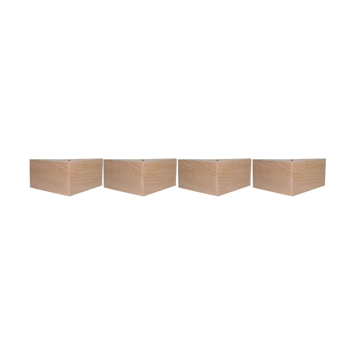 4 pieds angle droit 8 cm