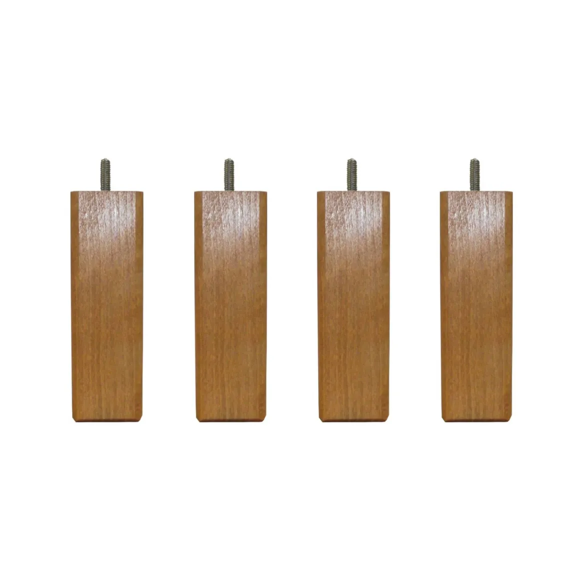 4 pieds carré bois 15 cm