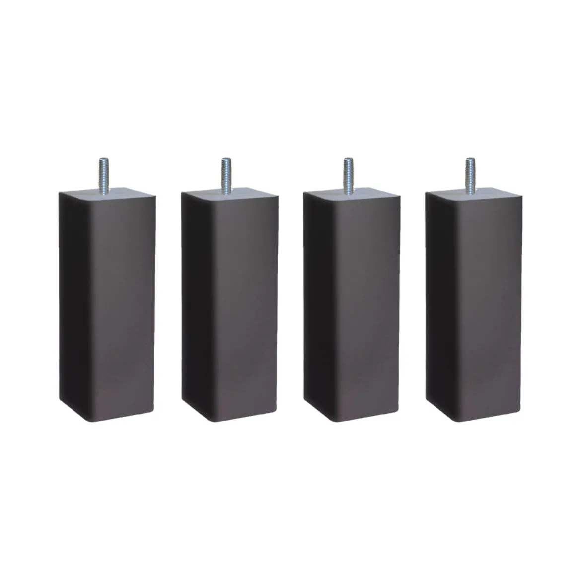 4 pieds carré bois 15 cm