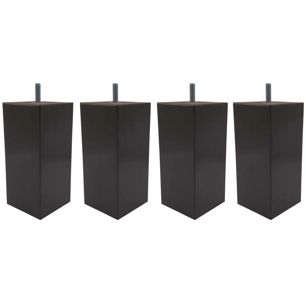 4 pieds carrés bois taupe
