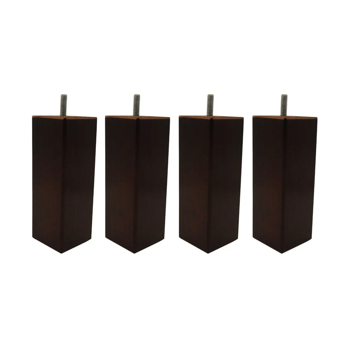 4 pieds carrés bois wengué