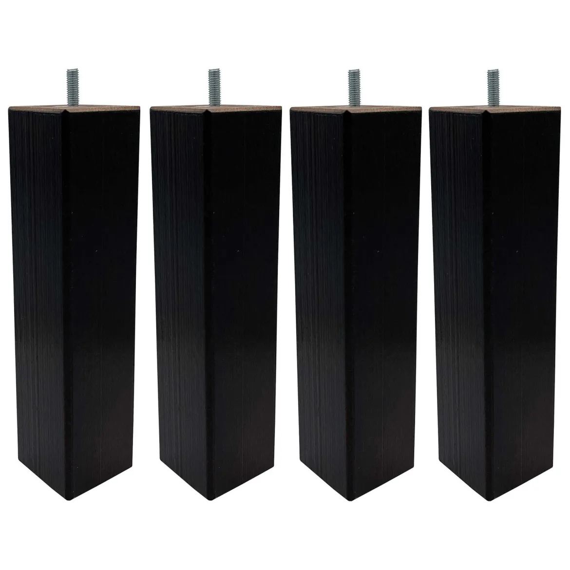 4 pieds carrés bois wengué