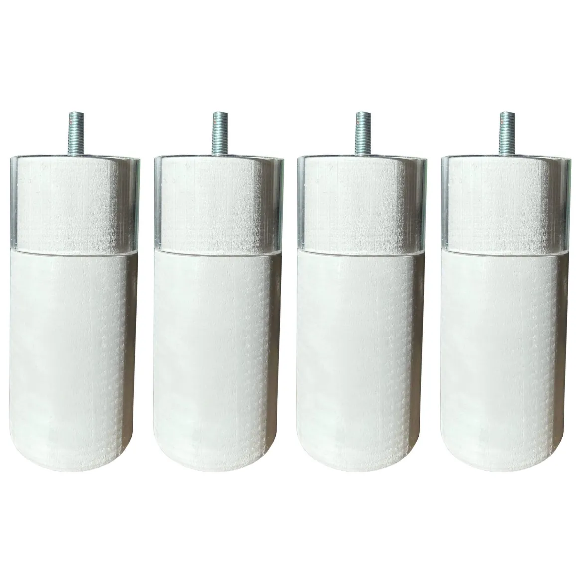 4 pieds cylindriques anti-punaises