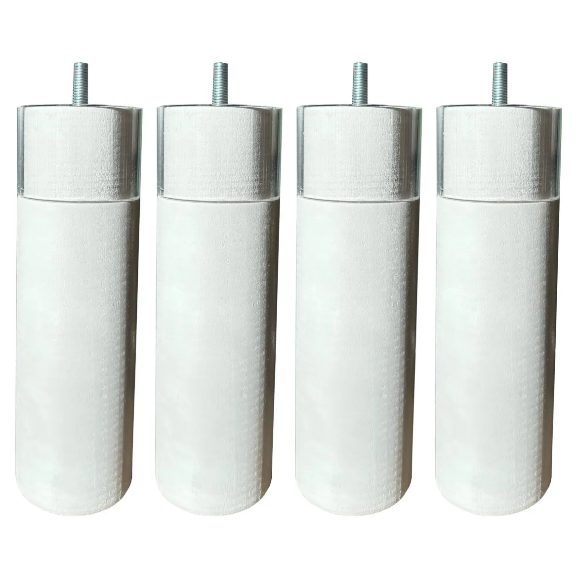 4 pieds cylindriques anti-punaises