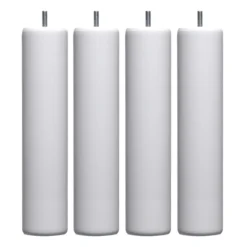 4 pieds cylindriques bois