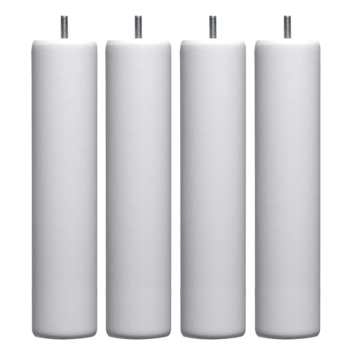 4 pieds cylindriques bois