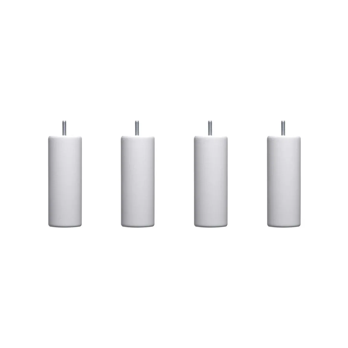 4 pieds cylindriques bois