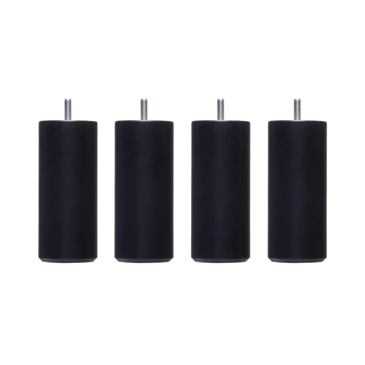 4 pieds cylindriques bois