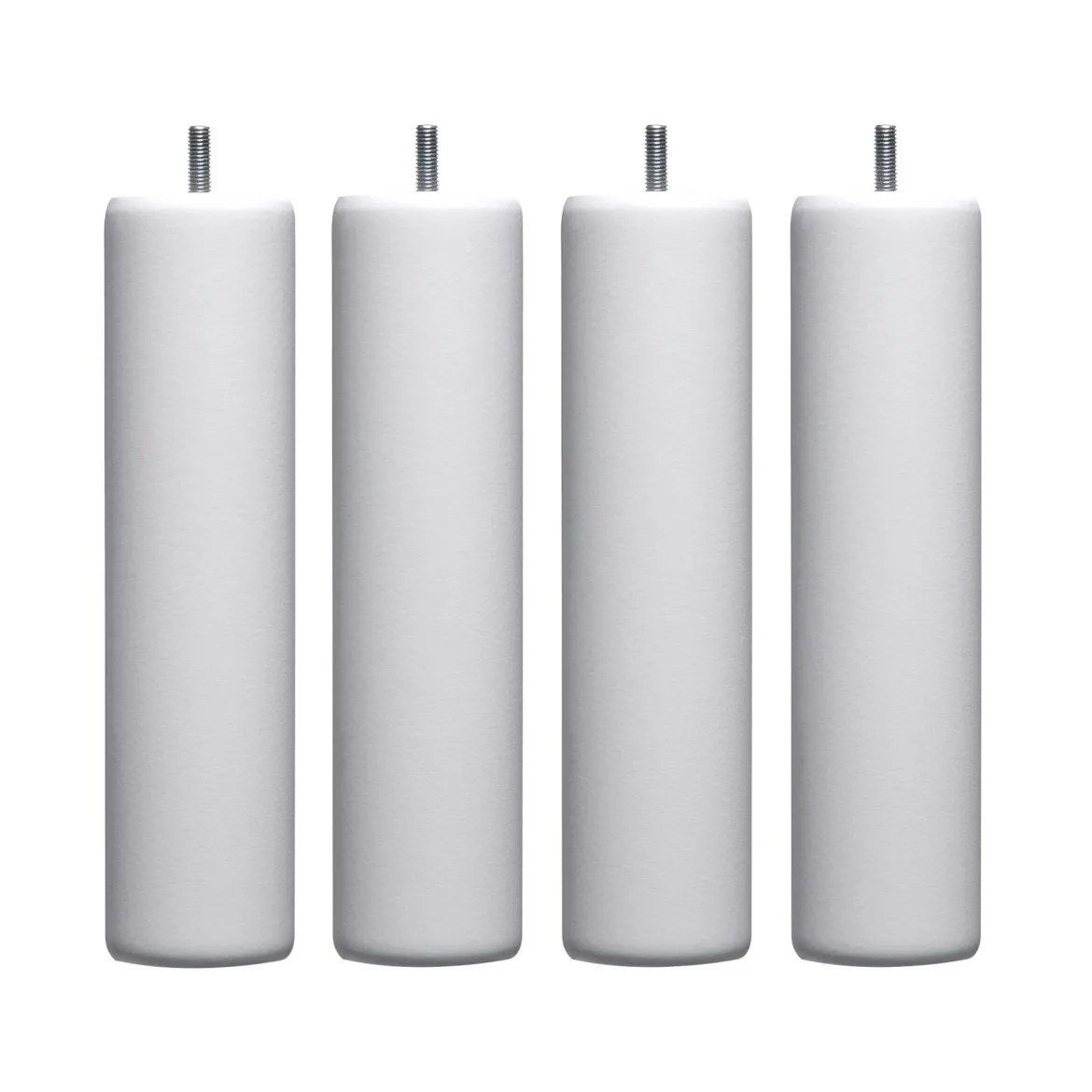 4 pieds cylindriques bois