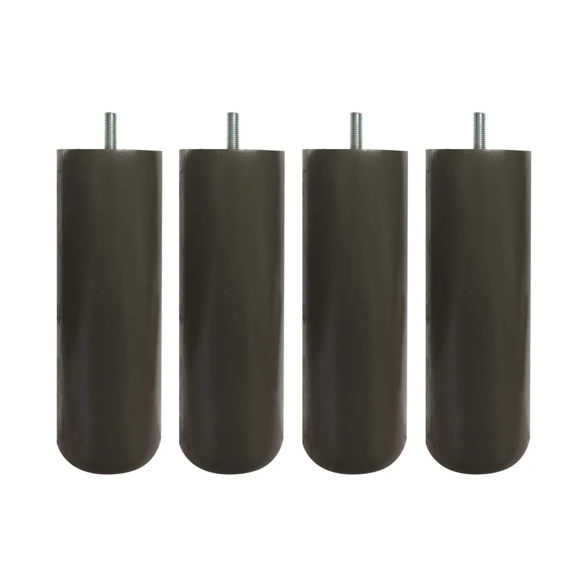 4 pieds cylindriques bois