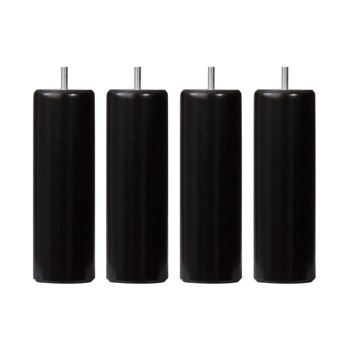 4 pieds cylindriques bois