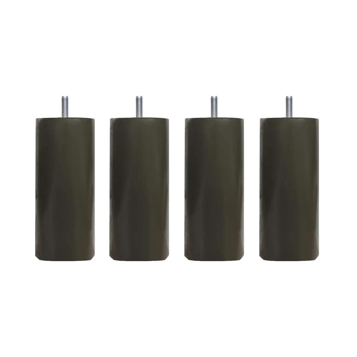 4 pieds cylindriques bois