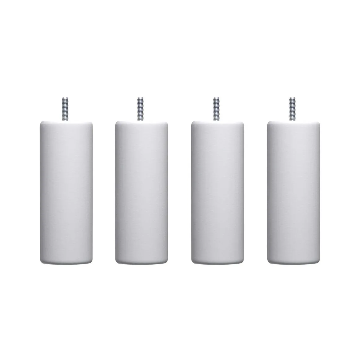 4 pieds cylindriques bois