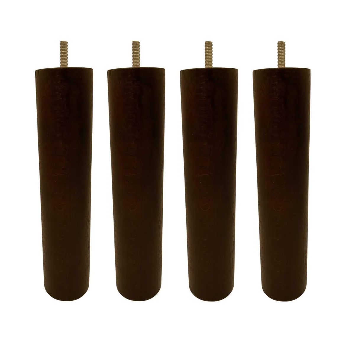 4 pieds cylindriques bois