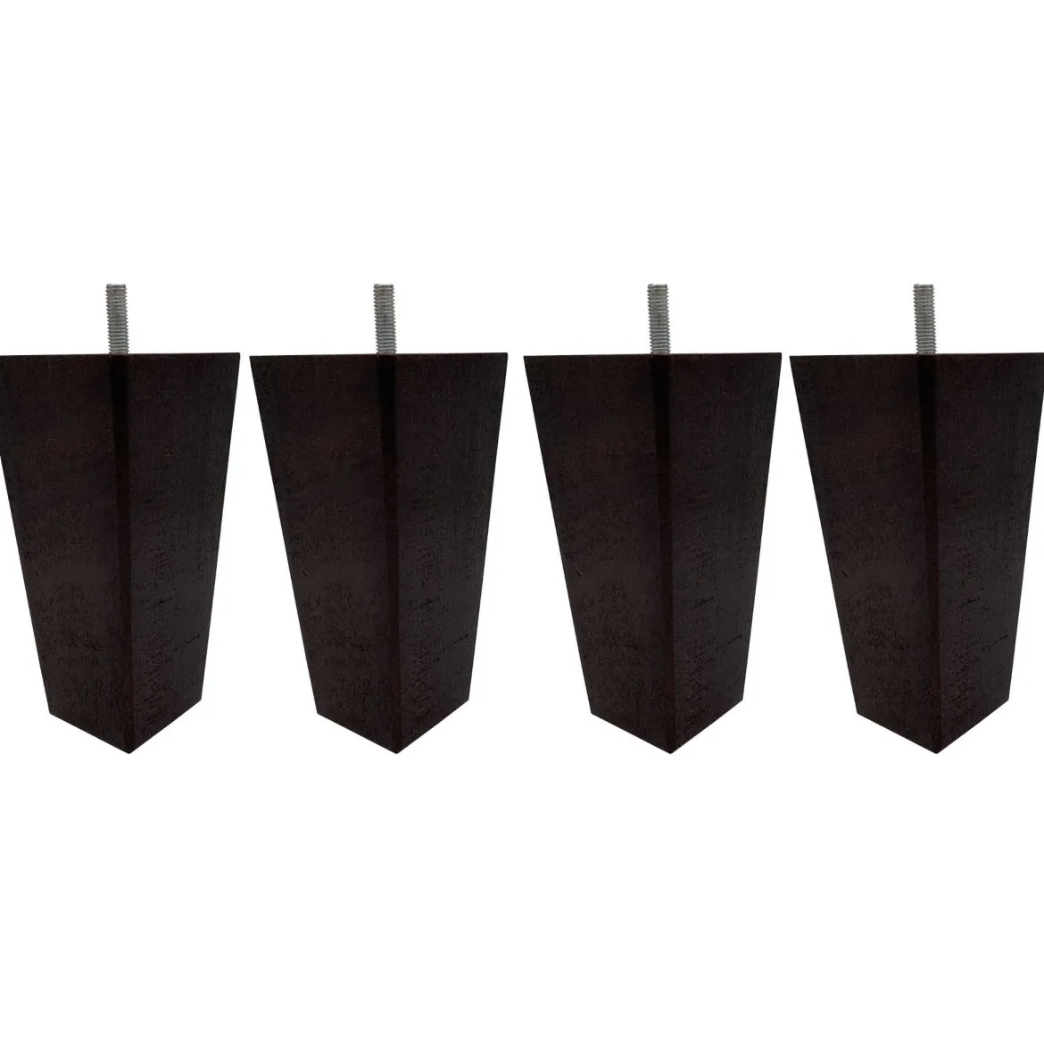 4 pieds fuseau tronqué bois 15 cm
