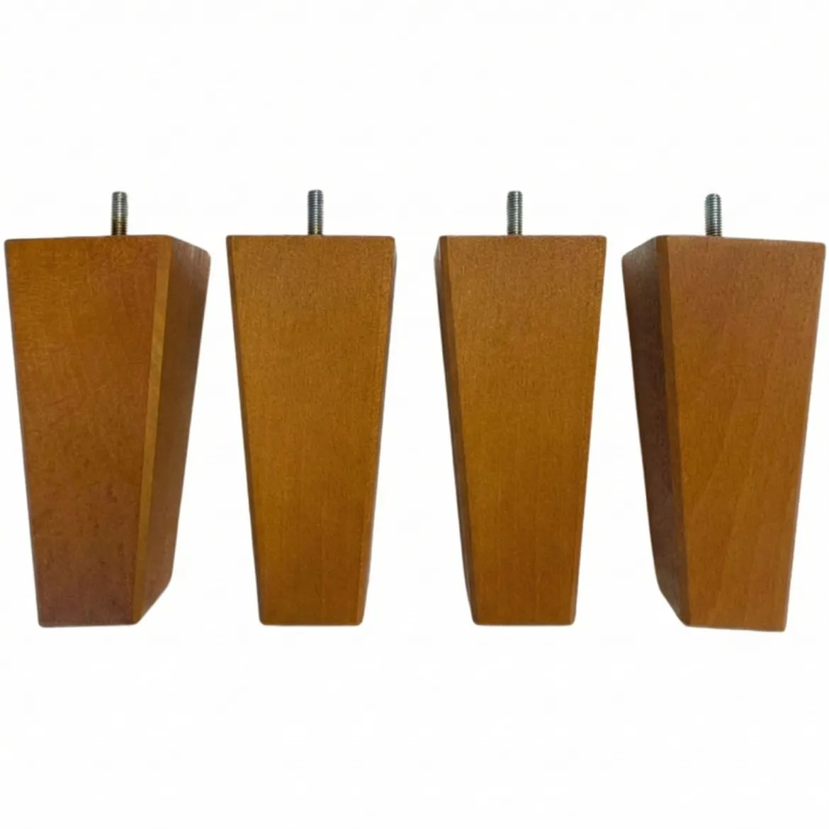 4 pieds fuseau tronqué bois 15 cm