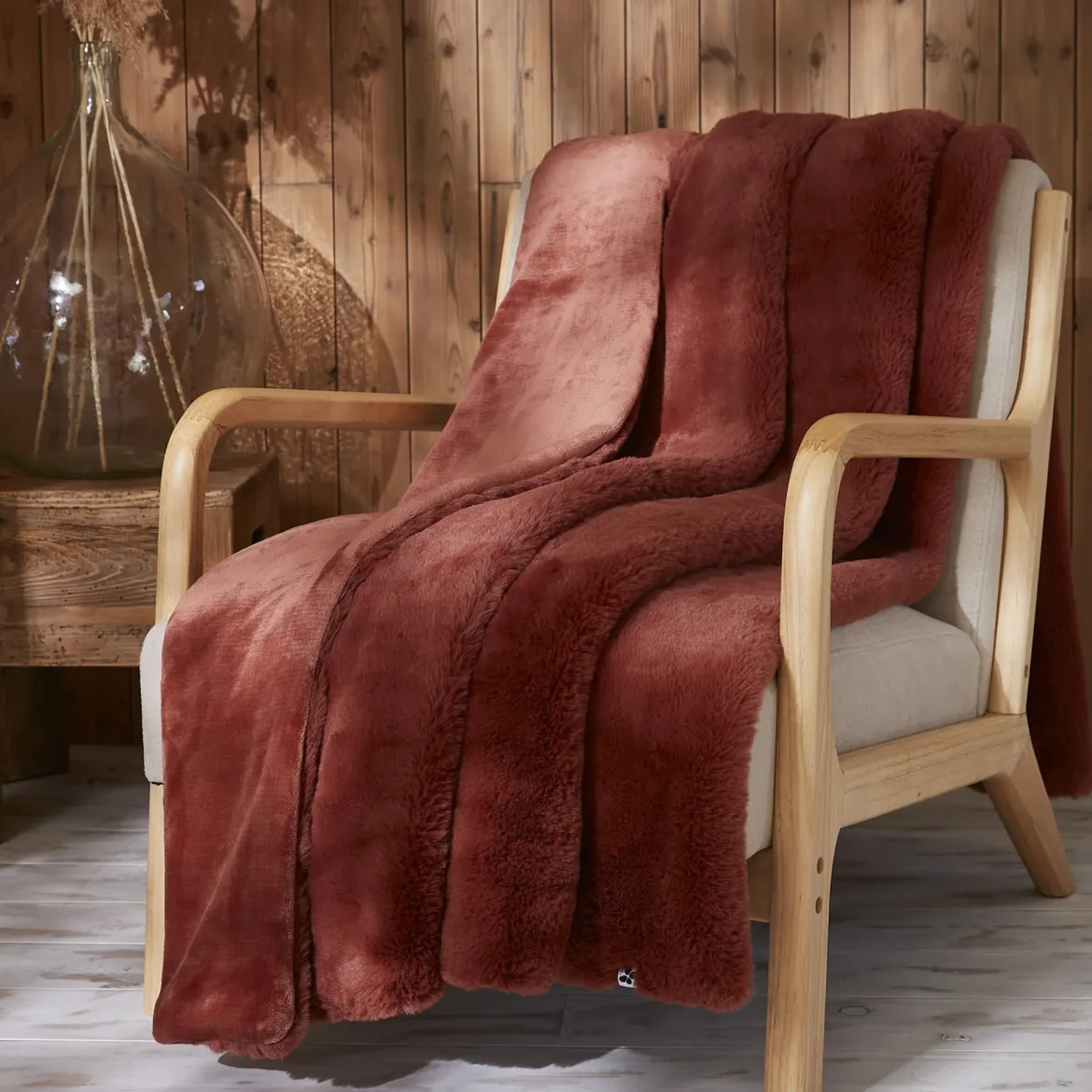 Plaid fourrure chaud 140x200 Odin