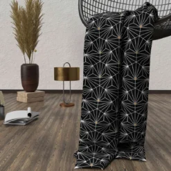 Plaid polaire Osiris noir 120x160 cm