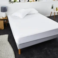Protège matelas alèse imperméable micro-respirante souple silencieuse