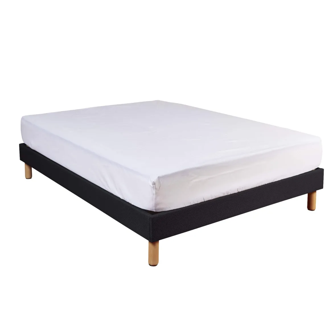 Protège matelas anti-acariens Microstop molleton 100% coton - bonnet 30 cm