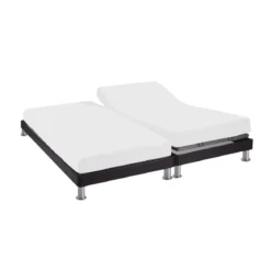 Protège matelas anti-acariens Microstop molleton 100% coton - bonnet 30 cm TPR pour sommier articulé