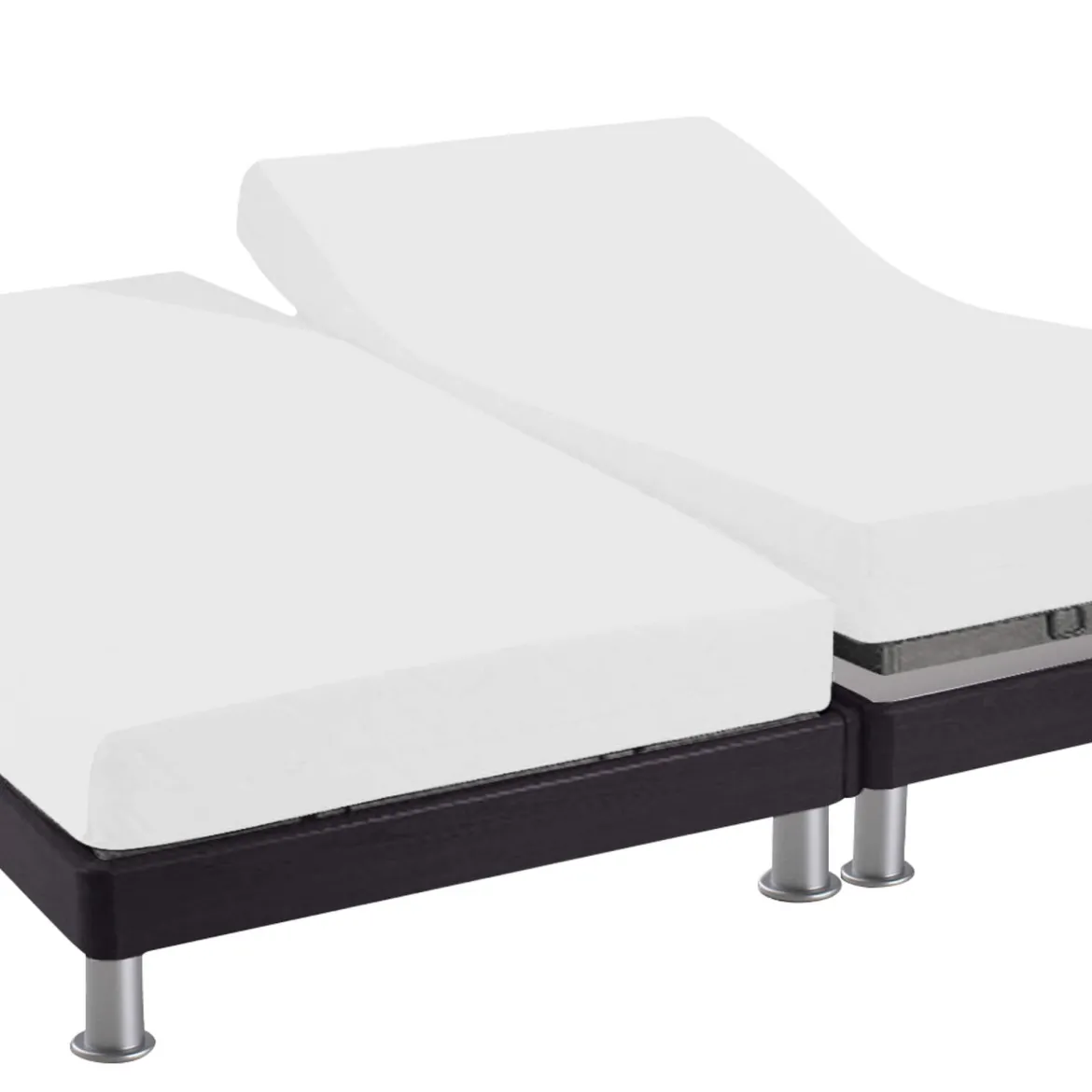 Protège matelas anti-acariens Microstop molleton 100% coton - bonnet 30 cm TPR pour sommier articulé