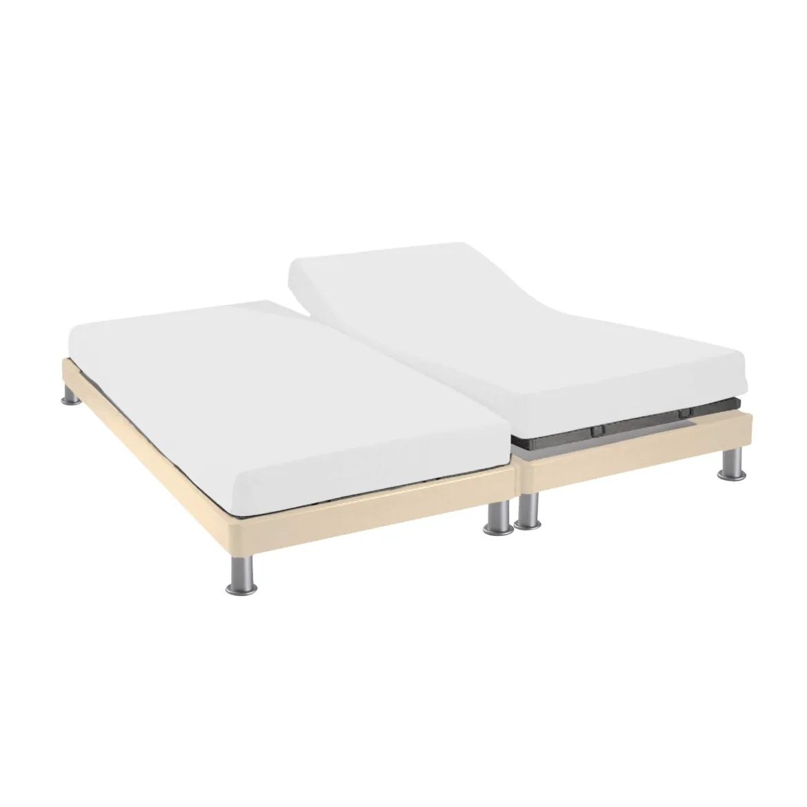 Protège matelas anti-acariens Microstop molleton imperméable - bonnet 30 cm TPR pour sommier articulé