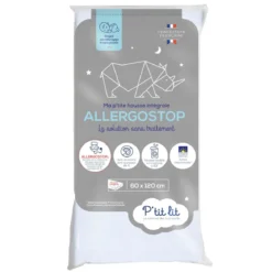 Protège matelas bébé Allergostop sans traitement