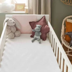 Protège matelas bébé imperméable éponge Bamboo sans traitement