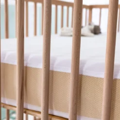 Protège matelas bébé molleton 100% coton bio imperméable - SOMEO