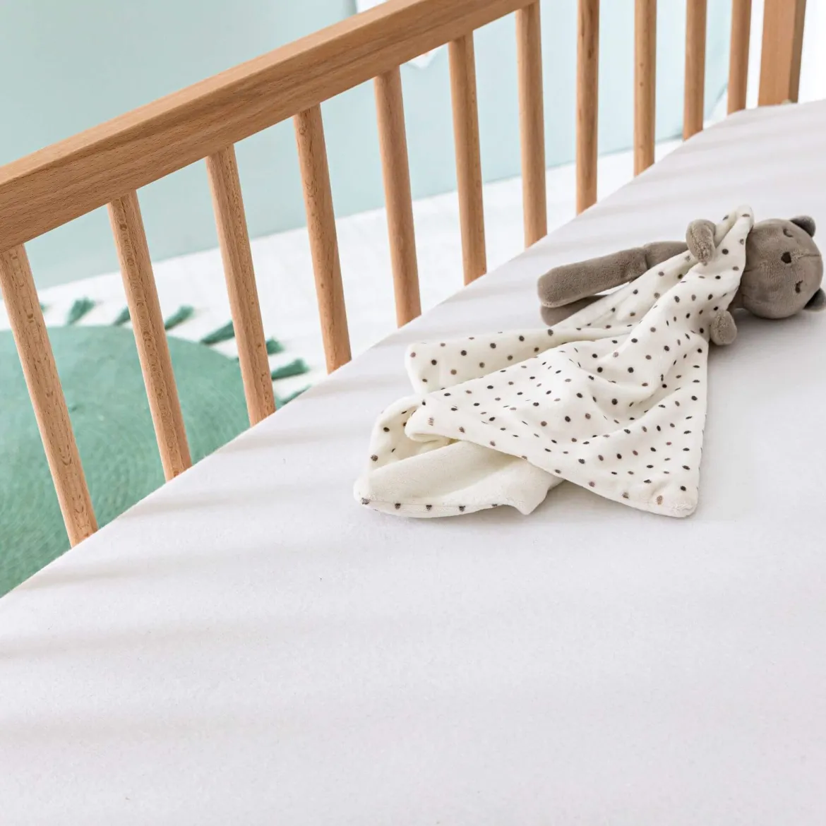 Protège matelas bébé molleton 100% coton bio imperméable - SOMEO