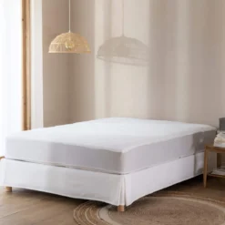 Protège matelas bouclette imperméable - bonnet jusqu'à 27 cm