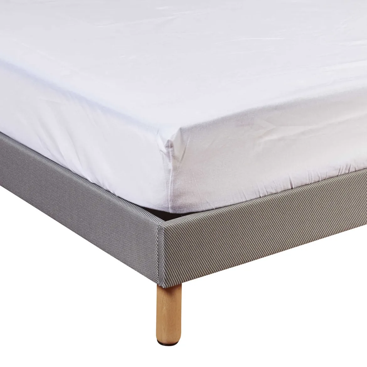 Protège matelas molleton 100% coton - bonnet 30 cm