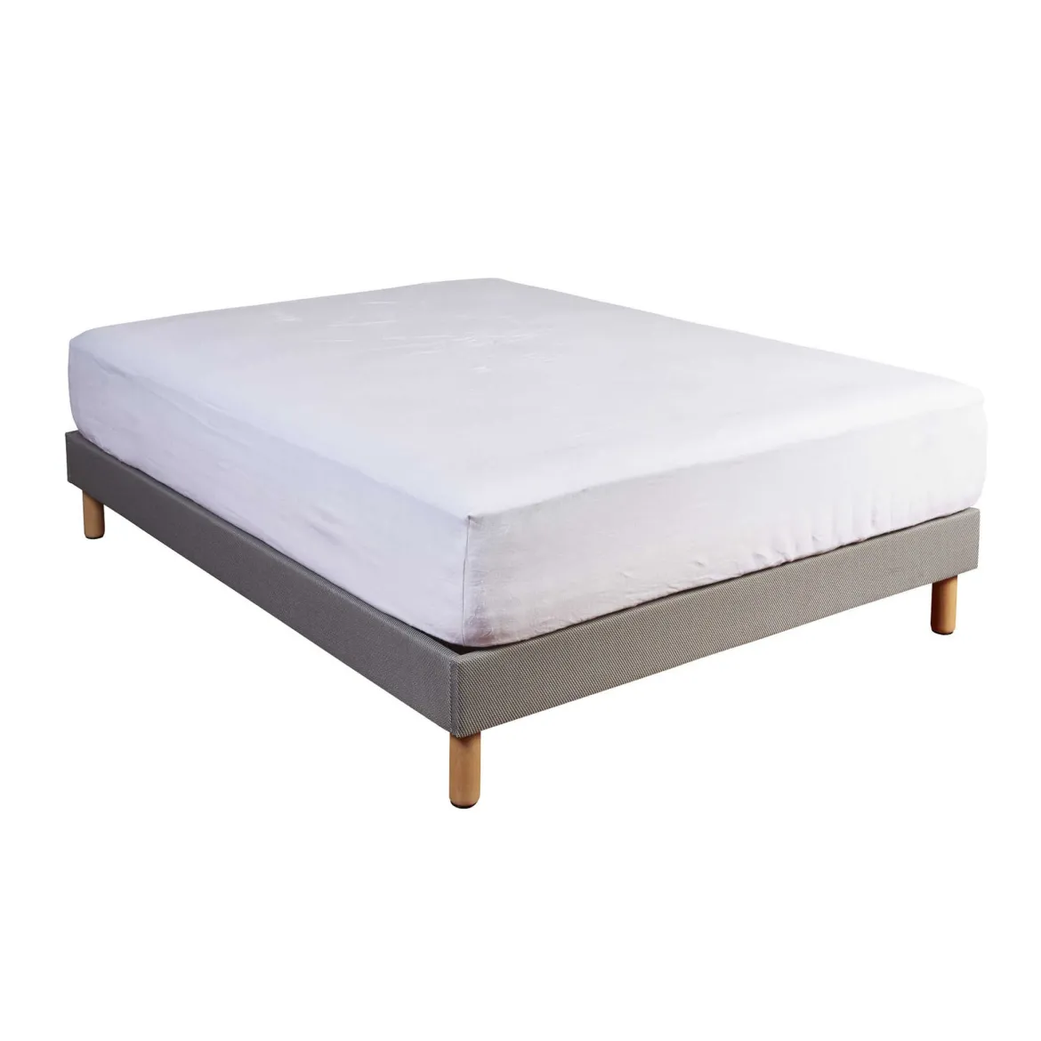 Protège matelas molleton 100% coton - bonnet 50 cm