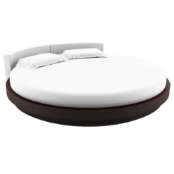 Protège matelas rond molleton 100% coton - bonnet 30 cm