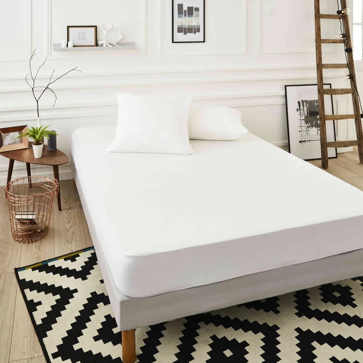 Protège-matelas tissu Coolmax® extensible anti-transpirant et respirant qualité hôtellerie de luxe
