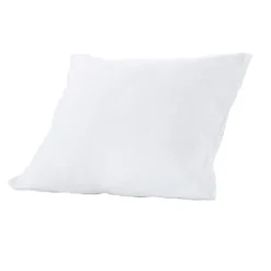 Protège-oreiller molleton coton confortable et absorbant 65x65 cm