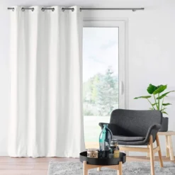Rideau à œillets velours jacquard Mika 140x260