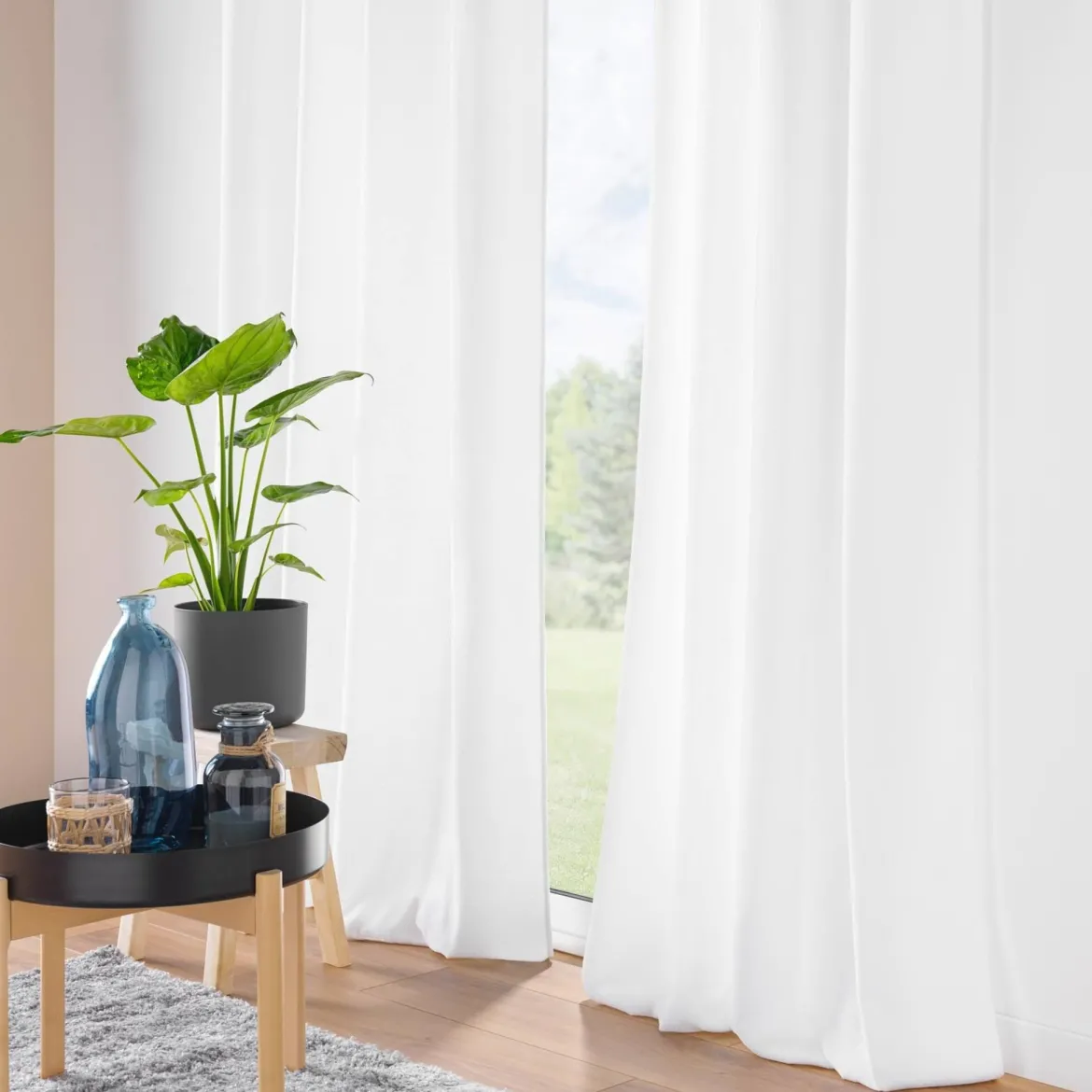 Rideau à œillets velours jacquard Mika 140x260