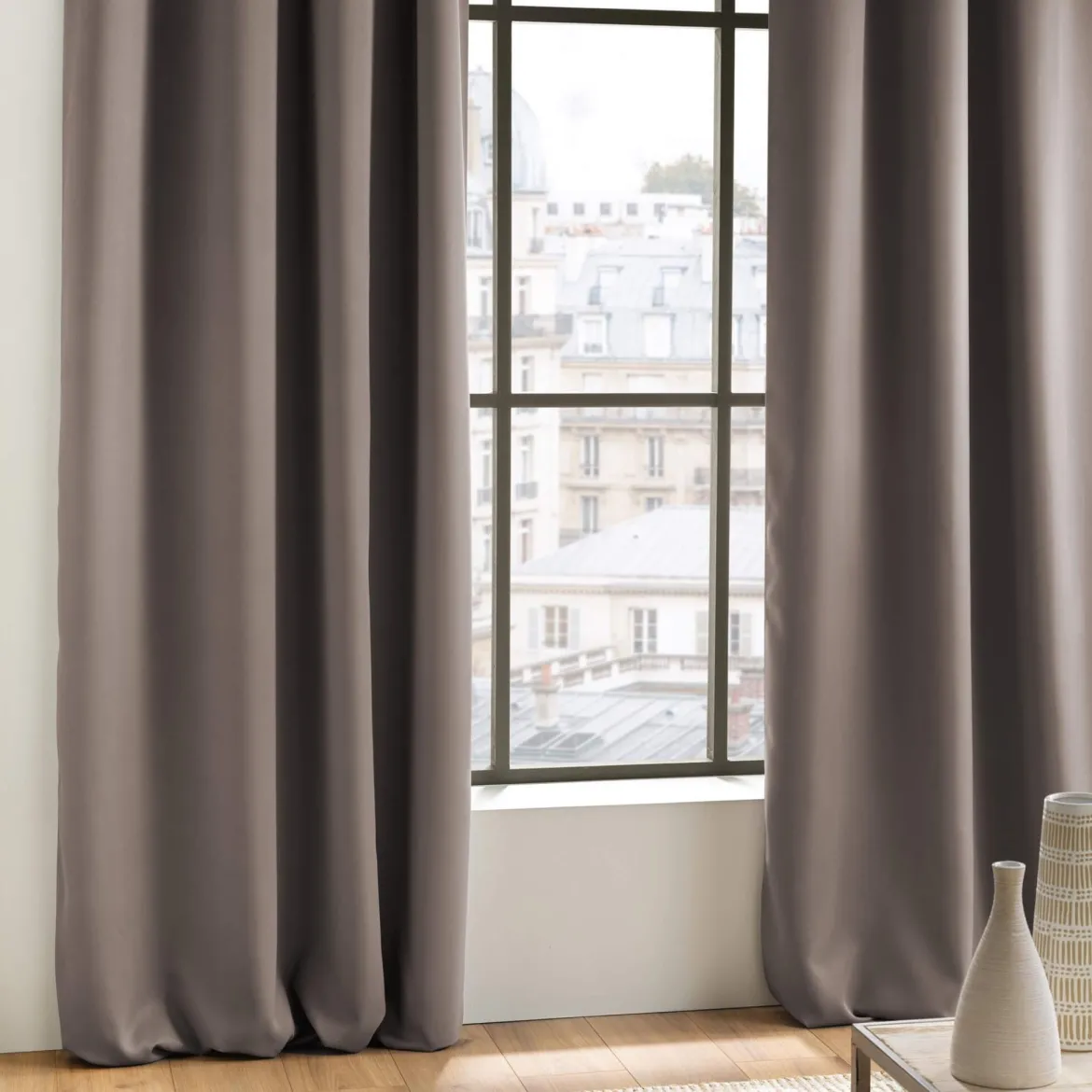 Rideau Occultant Occult Noisette