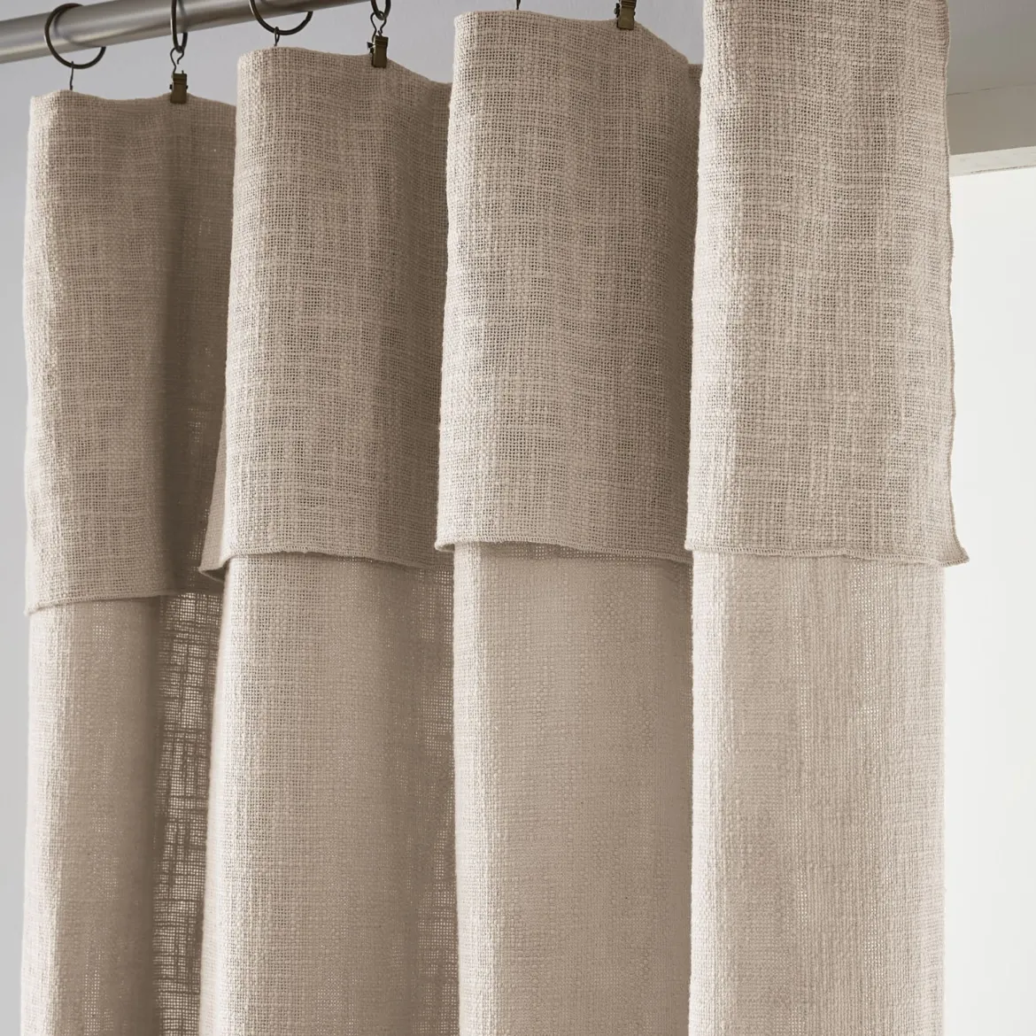 Rideau tamisant coton 140x270 Sixtine