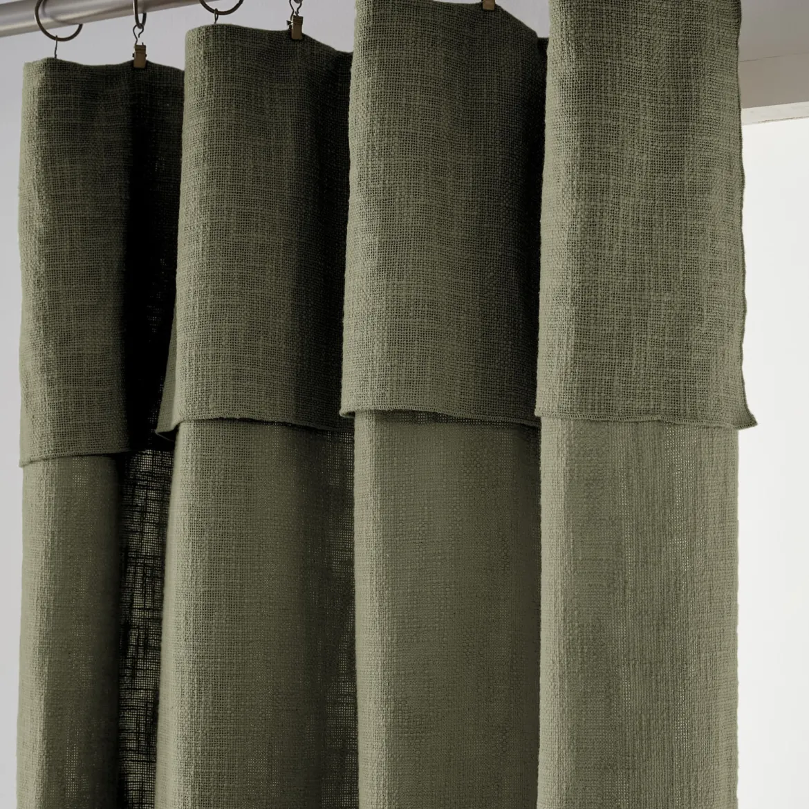 Rideau tamisant coton 140x270 Sixtine