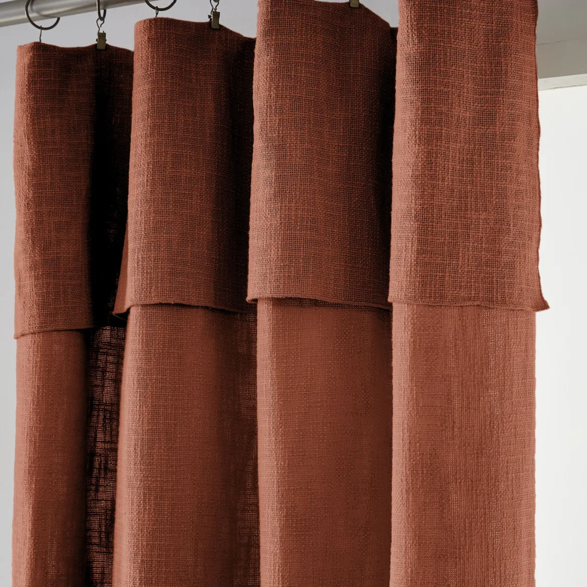 Rideau tamisant coton 140x270 Sixtine