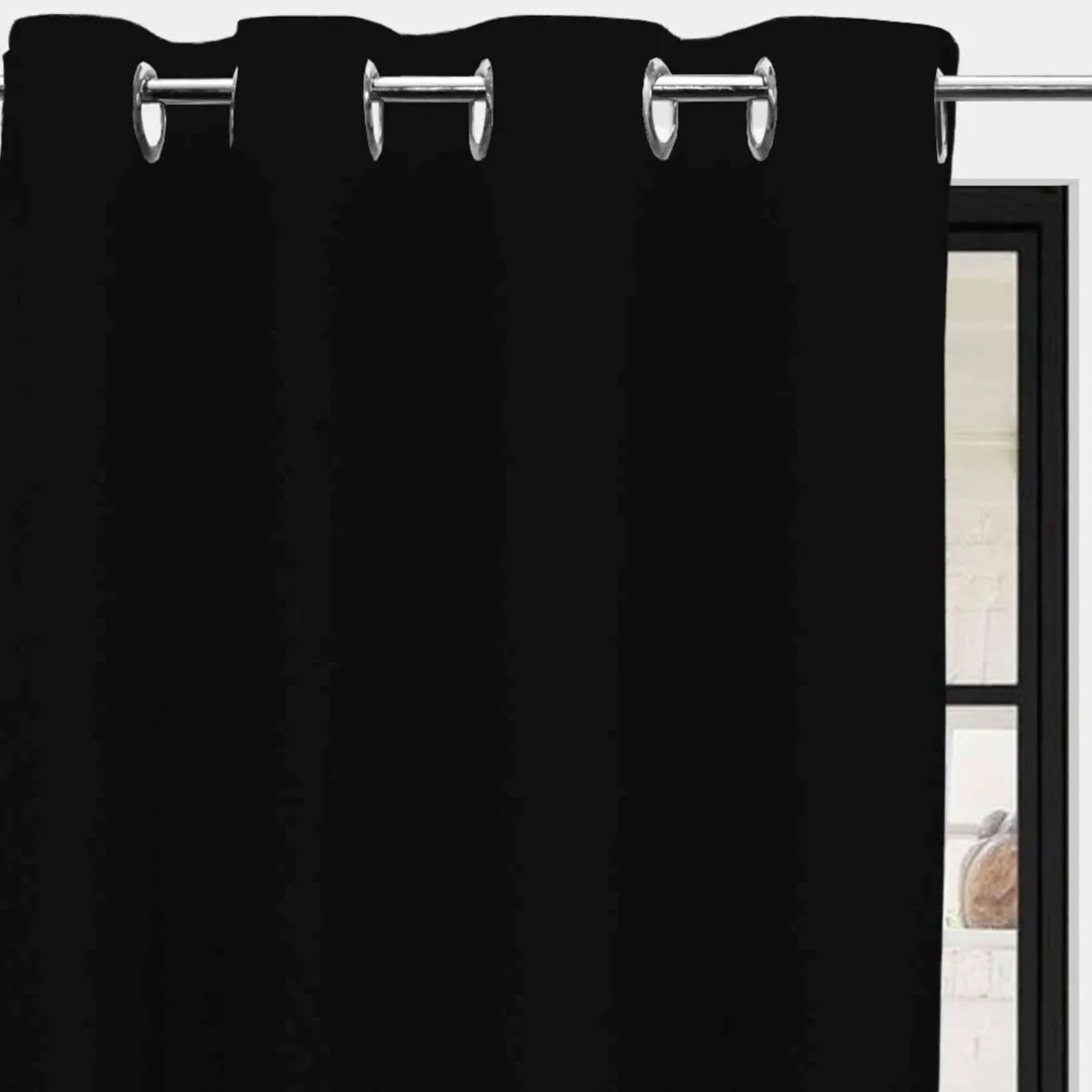 Rideaux à œillets Panama 135x250 cm